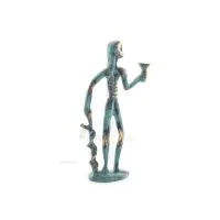 Hippokrates: Den moderna medicinens fader, 13x6 cm helkroppsstaty bronsprydnad, antikens Grekland Brons 4 - grifon.se 