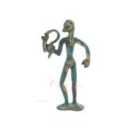 Asclepius: The God of Medicine, 13cm Full Body Statue Bronze Ornament, Ancient Greece Bronze 1 - grifon.se 