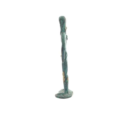 Asclepius: Medicinens gud, 13 cm helkroppsstaty Brons Ornament, antikens Grekland Brons 3 - grifon.se 