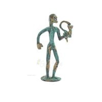 Asclepius: Medicinens gud, 13 cm helkroppsstaty Brons Ornament, antikens Grekland Brons 5 - grifon.se 
