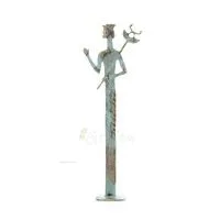 Hermes: Messenger of the Gods, 37x13cm Full-length statue Bronze ornament, ancient Greece Bronze 1 - grifon.se 
