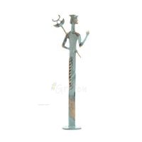 Hermes: Messenger of the Gods, 37x13cm Full-length statue Bronze ornament, ancient Greece Bronze 3 - grifon.se 