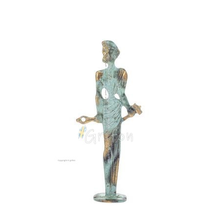 Hephaestus: God of Fire, Metallurgy, Heaven and Earth 20x8cm helkroppsstaty bronsprydnad, antikens Grekland Brons 1 - grifon.se