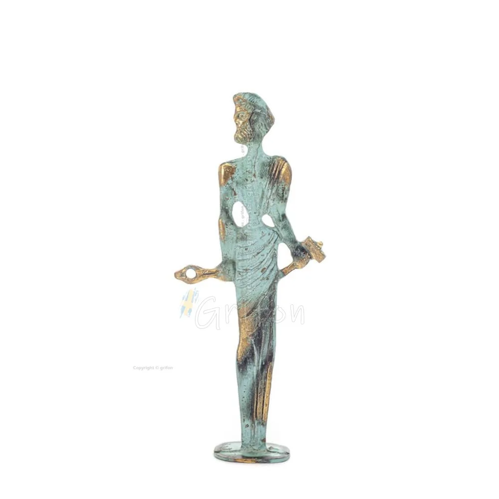 Hephaestus: God of Fire, Metallurgy, Heaven and Earth 20x8cm Full Body Statue Bronze Ornament, Ancient Greece Bronze 1 - grifon.