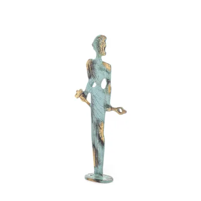 Hephaestus: God of Fire, Metallurgy, Heaven and Earth 20x8cm Full Body Statue Bronze Ornament, Ancient Greece Bronze 4 - grifon.