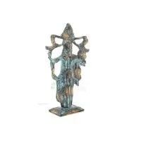 Mykensk statyett 22x13cm Helkroppsstaty Bronsdekoration Brons 3 - grifon.se 