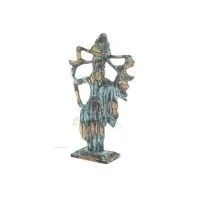 Mykensk statyett 22x13cm Helkroppsstaty Bronsdekoration Brons 4 - grifon.se 