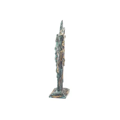 Mykensk statyett 22x13cm Helkroppsstaty Bronsdekoration Brons 5 - grifon.se 