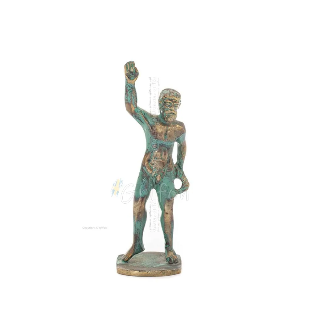 Staty 19x7 cm helkroppsstaty brons, modern dekorativ Brons 1 - grifon.se 