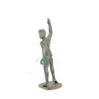 Staty 19x7 cm helkroppsstaty brons, modern dekorativ Brons 3 - grifon.se 