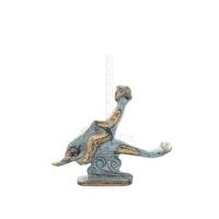 Dolphin child: symbol of freedom, joy, strength, harmony 8x10cm Bronze decoration Bronze 5 - grifon.se 