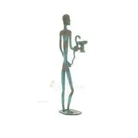Asclepius: Medicinens gud, 35 cm helkroppsstaty Brons Ornament, antikens Grekland Brons 4 - grifon.se 
