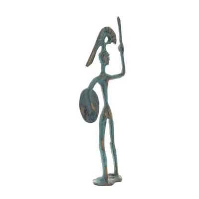 Achilles: the Invulnerable Warrior and King of the Myrmidons 24cm Full Body Statue Bronze Ornament, Ancient Greece Bronze 4 - gr