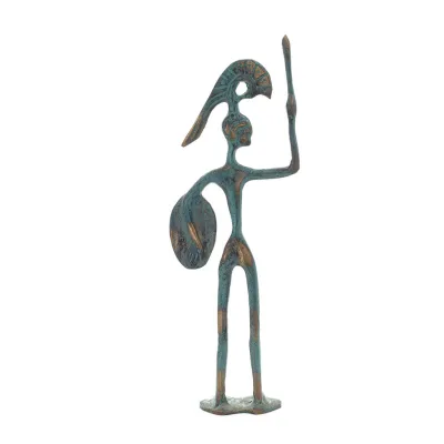 Achilles: The Invulnerable Warrior and King of the Myrmidons 24 cm helkroppsstaty Brons Ornament, antikens Grekland Brons 5 - gr