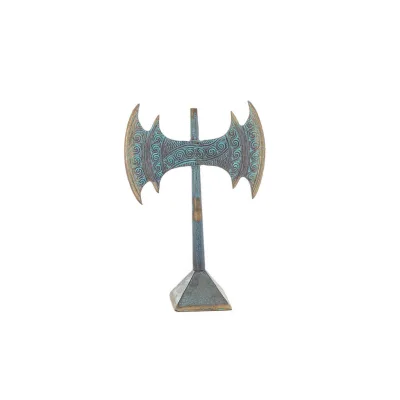 Double Pelekis: The Sanctuary, for ritual sacrifice19x13cm Bronze decoration, Minoan civilization, ancient Greece Bronze 6 - gri