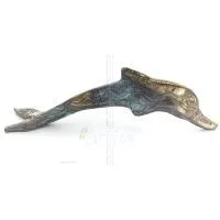 Dolphin: symbol of freedom, joy, strength, harmony 5x18cm Full body statue Bronze decoration Bronze 4 - grifon.se 