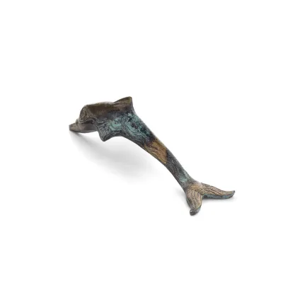 Delfin: symbol för frihet, glädje, styrka, harmoni 3x14cm Helkroppsstaty Bronsdekoration Brons 2 - grifon.se 