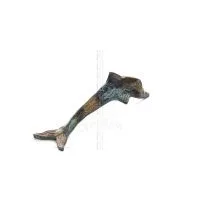Delfin: symbol för frihet, glädje, styrka, harmoni 3x14cm Helkroppsstaty Bronsdekoration Brons 3 - grifon.se 