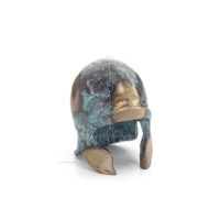 Headdress, from the ancient and medieval mini soldiers, Bronze decoration, ancient Greece Bronze 6 - grifon.se 