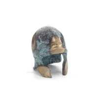 Headdress, from the ancient and medieval mini soldiers, Bronze decoration, ancient Greece Bronze 6 - grifon.se 