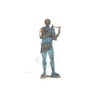 Apollo or Apollonas, the god of music, light, and protector of the arts, n3 23x8cm Full-body statue, Bronze decorative Bronze 1 
