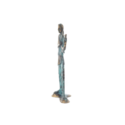 Apollo or Apollonas, the god of music, light, and protector of the arts, n3 23x8cm Full-body statue, Bronze decorative Bronze 2 