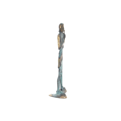 Apollo or Apollonas, the god of music, light, and protector of the arts, n3 23x8cm Full-body statue, Bronze decorative Bronze 5 