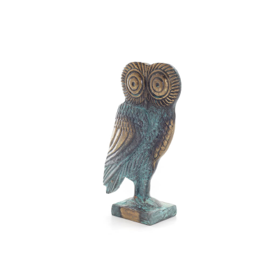 Owl or Glaucus 17cm Full body statue Bronze decoration Bronze 2 - grifon.se 