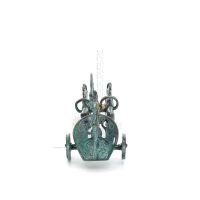 Chariot with Achilles: War Horses or Horse Races and the Invulnerable Warrior 13x10cm Bronze Ornament Bronze 2 - grifon.se 