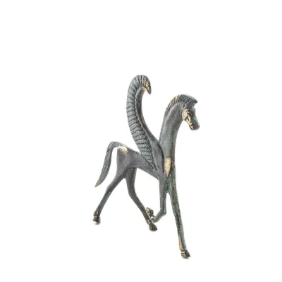 Pegasus, symbol för frihet, energi och inspiration, 11 cm, statyett med bas, dekorativ brons Brons 4 - grifon.se 
