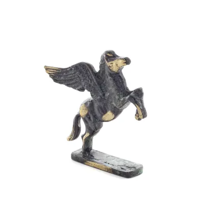 Pegasus, symbol för frihet, energi och inspiration, 9cm, statyett med bas, dekorativ brons Brons 4 - grifon.se 