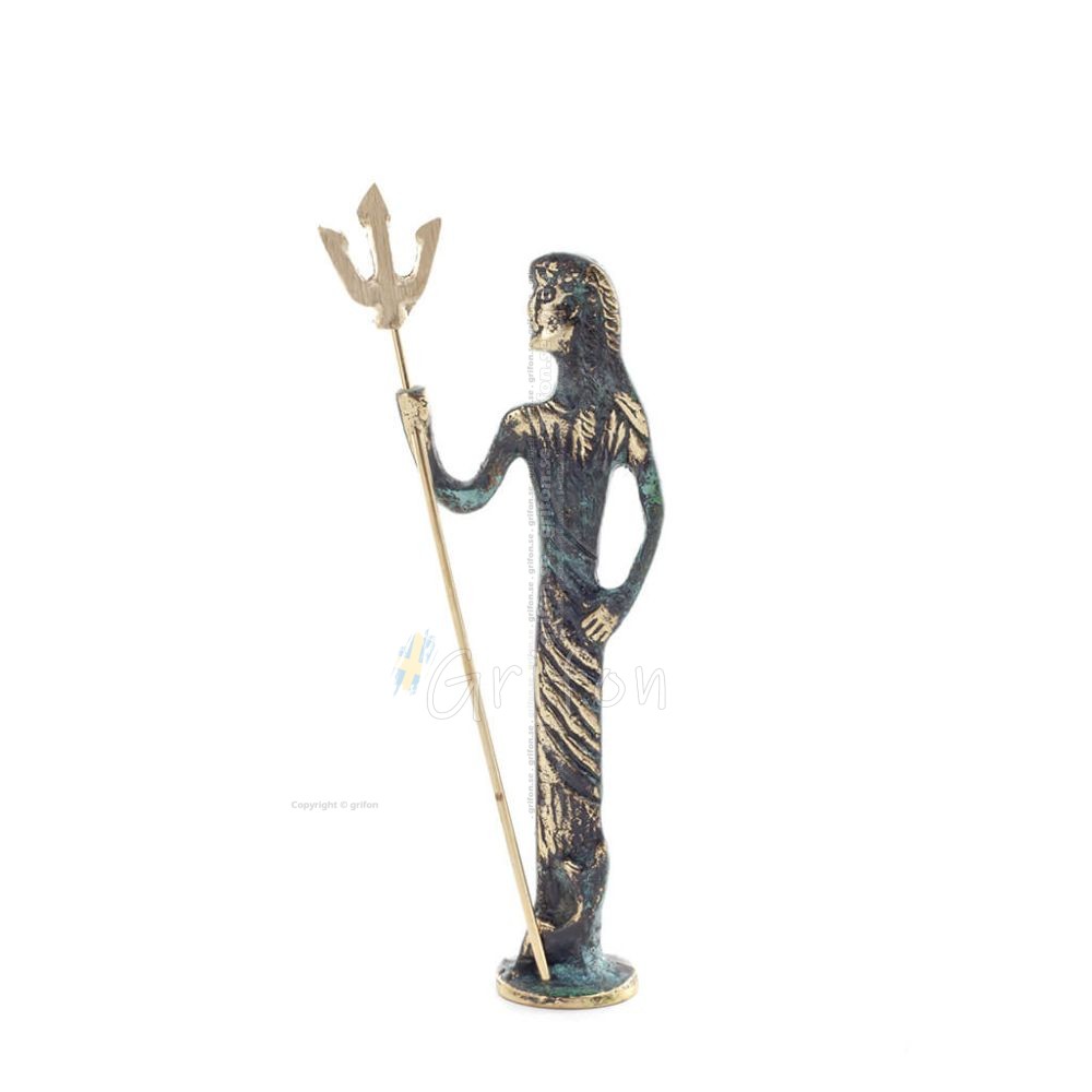 Poseidon: God of the Sea, Earthquakes, Earth, Storms and Reasons 15x5cm Full Body Statue Bronze Ornament Bronze 1 - grifon.se Poseidon: God of the Sea, Earthquakes, Earth, Storms and Reasons 15x5cm Full Body Statue Bronze Ornament Bronze 1 - grifon.se