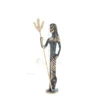 Poseidon: God of the Sea, Earthquakes, Earth, Storms and Reasons 15x5cm Full Body Statue Bronze Ornament Bronze 5 - grifon.se 