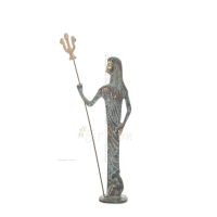 Poseidon: The God of the Sea, Earthquakes, Earth, Storms and Words a 25.5x10cm Full Body Statue Bronze Ornament Bronze 1 - grifo