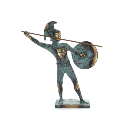 Leonidas: The King of Sparta 15x12cm Full Body Statue Bronze Ornament, Ancient Greece Bronze 1 - grifon.se 