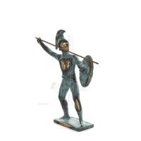 Leonidas: The King of Sparta 15x12cm helkroppsstaty Brons Ornament, antikens Grekland Brons 2 - grifon.se 