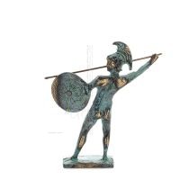 Leonidas: The King of Sparta 15x12cm Full Body Statue Bronze Ornament, Ancient Greece Bronze 4 - grifon.se 