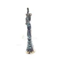 Snake Goddess, Fertility Goddess 19cm Bronze, Full Body Statue Bronze Ornament, Minoan Civilization, Ancient Greece Bronze 3 - g