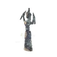 Snake Goddess, Fertility Goddess 13cm Bronze, Full Body Statue Bronze Ornament, Minoan Civilization, Ancient Greece Bronze 2 - g