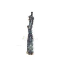Snake Goddess, Fertility Goddess 13cm Bronze, Full Body Statue Bronze Ornament, Minoan Civilization, Ancient Greece Bronze 3 - g