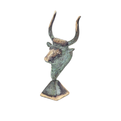 Minotaur: Queen Pasiphaes son, Bull head, bull head 15cm Bust, decorative, Minoan culture Bronze 2 - grifon.se 