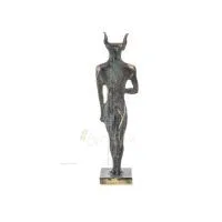 Minotaur: Plasma, son till Pasiphae drottning av Knossos Minoiska eran stående full längd 18 cm staty Brons dekorativ Brons 4 - 