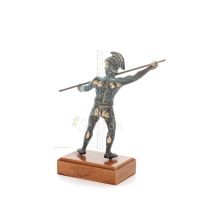 Spear Warrior Base 19x10cm Full Body Statue Bronze Ornament Bronze 4 - grifon.se 