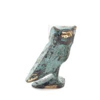 Uggla eller Glaucus: den heliga fÃ¥geln, symbol fÃ¶r visdom, fÃ¶rsiktighet, 6 cm helkroppsstaty Bronsdekoration Brons 3 - grifon.se