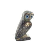 Owl or Glaucus: the sacred bird, symbol of wisdom, prudence, 4.5cm Full body statue Bronze decoration Bronze 5 - grifon.se 