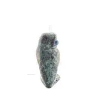 Uggla eller Glaucus: den heliga fågeln, symbol för visdom, försiktighet, 3 cm helkroppsstaty Bronsdekoration Brons 4 - grifon.se