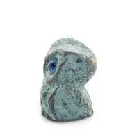 Owl or Glaucus: the sacred bird, symbol of wisdom, prudence, mini 2.5x2cm Full body statue Bronze decorative Bronze 2 - grifon.s