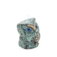Owl or Glaucus: the sacred bird, symbol of wisdom, prudence, mini 2.5x2cm Full body statue Bronze decorative Bronze 5 - grifon.s