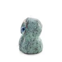 Owl or Glaucus: the sacred bird, symbol of wisdom, prudence, mini 3x2.5cm Full body statue Bronze decoration Bronze 2 - grifon.s