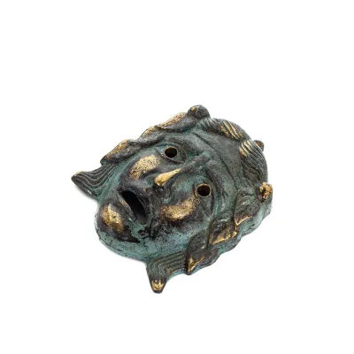 Mask 8cm Full body statue Bronze decoration Bronze 5 - grifon.se 
